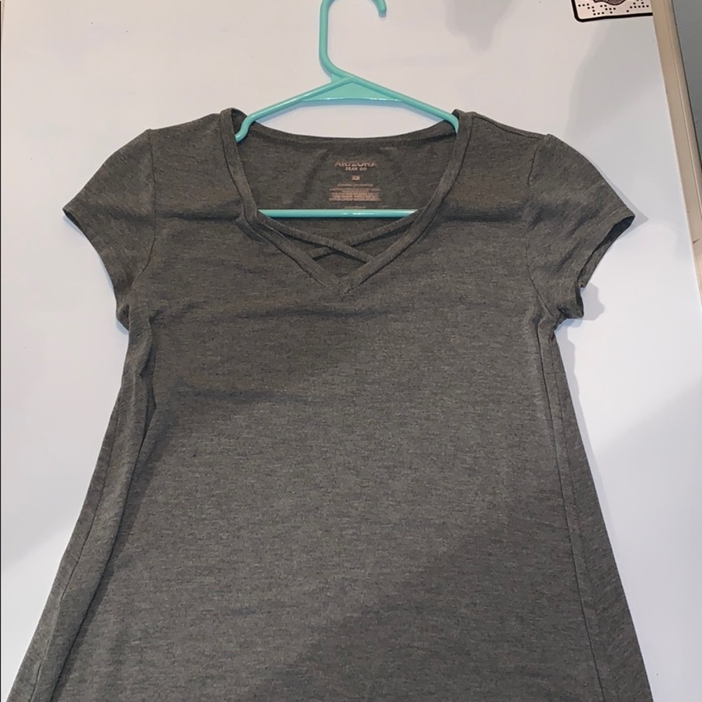 Gray T-shirt dress